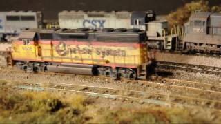 Model railroad with awful track [upl. by Arlyn]