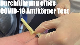 Durchführung eines Antikörper Test SARS CoV2  COVID19 um Impfung Impferfolg zu bestätigen [upl. by Strickler]