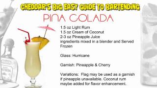 Cheddars Cocktail Recipes Pina Colada [upl. by Kho403]