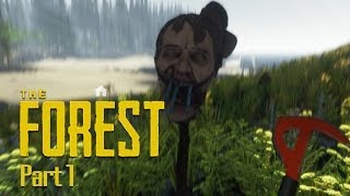 WELCOME TO THE FOREST  The Forest Gameplay Walkthrough Alpha v001 [upl. by Calia]