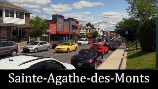 Beautiful Town of SainteAgathedesMonts Road Trip Across Laurentians [upl. by Barfuss472]