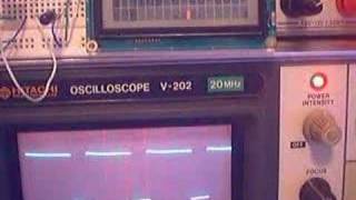 Oscilloscope PWM modulation using AVR Mega 168 [upl. by Neffets127]