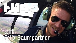 EC145 T2 test flight with Felix Baumgartner [upl. by Nyrmac]