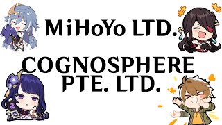 MiHoYo Changes Their Publishers to COGNOSPHERE PTE LTD [upl. by Nelyahs679]