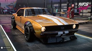 Need For Speed Heat  CHEVROLET Camaro SS  67 Maxed Level And Free Roam [upl. by Ballman]