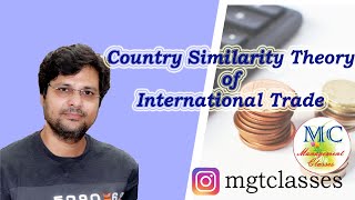 Country Similarity Theory of International Trade in Hindi [upl. by Enirak715]