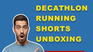 decathlon running shorts unboxing 🩳 [upl. by Blunt]