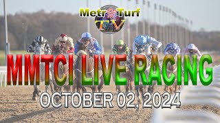 02 October 2024  Philippines Horse Racing Live  Metro Manila Turf Club Inc [upl. by Oinoitna]