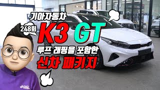 248회 기아자동차 K3 GT 루프 래핑을 포함한 팀보가의 신차 패키지 그냥 K3 아니고 무려 GT 게다가 특별함 추가요 [upl. by Almallah327]