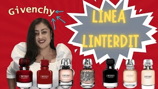 📢📢📣💋 Línea L´INTERDIT de Givenchy Reseña comparativa  ¿CUAL ES PARA TI🌼🍒💋 [upl. by Brittney490]