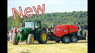 Gamme fenaison KUHN  Nouveau combiné presseenrubanneuse [upl. by Kling912]