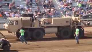 Oshkosh M984A4 HEMTT Wrecker Truck Pull [upl. by Dempster]