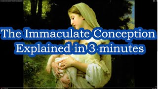 Immaculate Conception Explained  What is the Immaculate Conception  Dec 8 Feast Day in HD [upl. by Niarda]