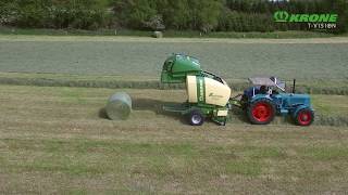 KRONE Fortima round baler 2019 [upl. by Ciardap]