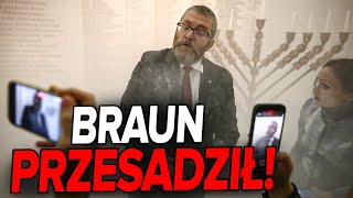 GRZEGORZ BRAUN ZGASIŁ MENORĘ W SEJMIE POLITYCY W SZOKU [upl. by Alleyn710]