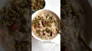 EAT OVERNIGHT OATS amp CHIA SEEDS WARM The basic recipe and how to naturally sweeten it and heat it [upl. by Arevle]