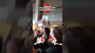 Saka and emile smith rowe 🎶 arsenal fyp trending chant [upl. by Ecnerol277]