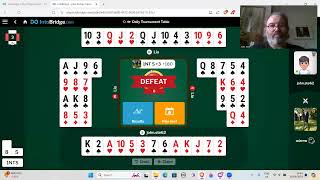 5 hands against a top bridge player Adam Wildavsky 26th June 2024 [upl. by Ardnuaek]