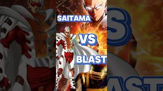 Saitama vs Blast anime onepunchman [upl. by Nospmoht595]