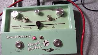 How I use my Danelectro Reel Echo part I [upl. by Yesllek]