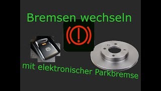 Bremsenwechsel mit elektronischer Parkbremse  Handbremse by DC Motors [upl. by Purity]