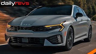 2025 Kia K5  Completely Redesigned Sporty Sedan  Driving amp Design [upl. by Haidabez]