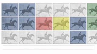 Eadweard J Muybridge Google Doodle [upl. by Joappa649]