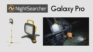 NightSearcher GalaxyPro Rechargeable Floodlight [upl. by Ardnuasac]