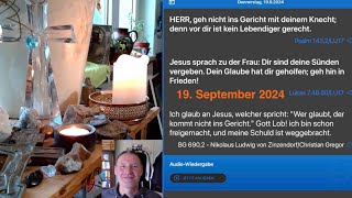 Gedanken zur Herrnhuter Tageslosung am 19 September 2024 [upl. by Elehcor]