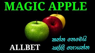 MAGIC APPLE  මැජික් ඇපල්  ALL BET [upl. by Ahsimek]