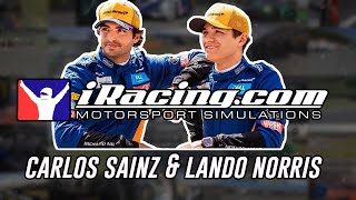 Carlos Sainz and Lando Norris on iRacing  Stream Highlights 04022020 [upl. by Cindelyn126]