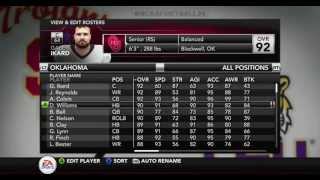 How To Get Player Names in NCAA 14 Roster Download Tutorial [upl. by Lyda]