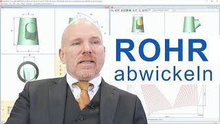 Rohr abwickeln  Abwicklungssoftware für Rohre Rohrleitungen Lüftungen Behälter  Blechweltcom [upl. by Ahsinrat239]