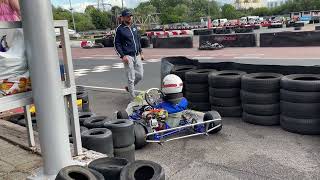 Karting at Rye House in an Owner Driver Cadet and Bambino Session July 2023 [upl. by Amelia]