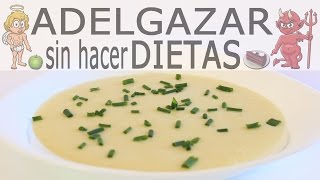 VICHYSSOISE LIGHT CREMA DE PUERROS ADELGAZAR SIN HACER DIETAS [upl. by Templeton105]