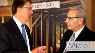 Governor Pat McCrory Talks With Furniture Today At High Point Market [upl. by Preiser872]