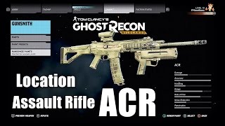 Ghost Recon Wildlands ACR Assault Rifle Location [upl. by Tilda]