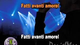 NEK Fatti avanti amore REMIX Dance Karaoke version [upl. by Anura]