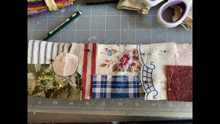 Craft with me  new slowstitching project  inspired by Anne Brooke  sew4thesoulhannemade [upl. by Lani]