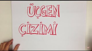 9dkda ÜÇGEN ÇİZİMİ [upl. by Kenlay]