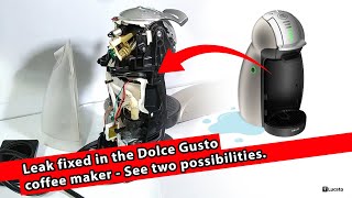 Leak fixed in the Dolce Gusto coffee maker See two possibilities [upl. by Euqinomod]