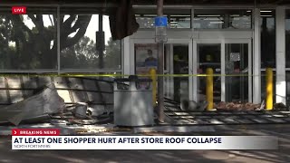 Harbor Freight roof collapses leaving woman hospitalized [upl. by Ttcos]