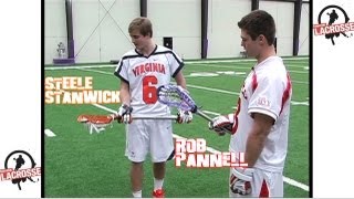 Stanwick amp Pannell Try 90s Lacrosse Sticks [upl. by Paxon]