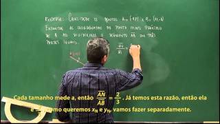 Aula 4 – Razão entre Segmentos Colineares  Legendado [upl. by Debora]