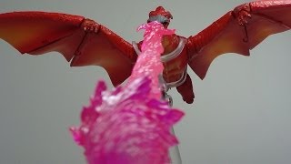 SH MonsterArts Fire Rodan Figure Review [upl. by Netniuq]