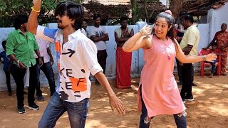 Vijay TV pugal Sreenithi  Actor Uday Semma Mass Dance Thandavankadu Dasara  Kulasai Dasara 2024 [upl. by Rosamund]