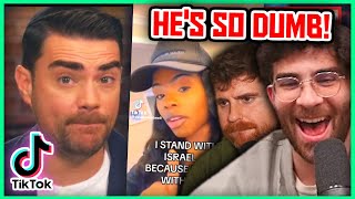 Ben Shapiro Debates PreRecorded TikToks and LOSES  Hasanabi Reacts ft LolOverruled [upl. by Jonis]