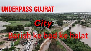 Underpass Gujrat city Barish ke bad ke halat [upl. by Allmon120]