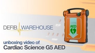 Cardiac Science Powerheart G5 SemiAutomatic CPRD AED  Unboxing [upl. by Ahsemak]