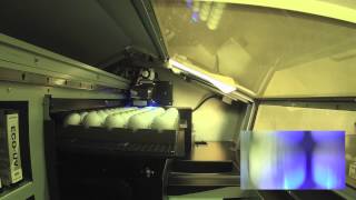 Custom printed golf balls on a Roland LEF20 UV printer [upl. by Abil]